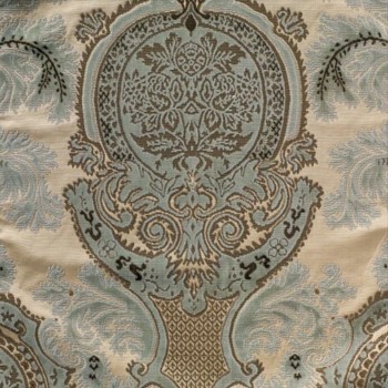 Tissu Velours Grand Palais Celadon de Nobilis | Laurine Déco