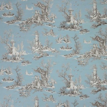 Tissu Jardin du Luxembourg Brume de Manuel Canovas | Laurine Déco