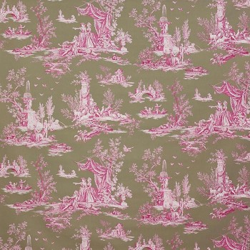 Tissu Jardin du Luxembourg Manganèse de Manuel Canovas | Laurine Déco