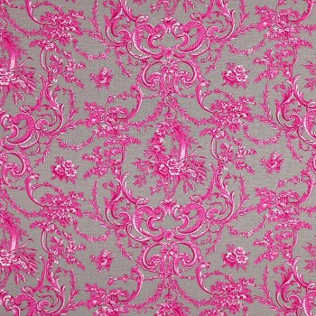 Tissu La Verrerie Fuschia de Manuel Canovas | Laurine Déco