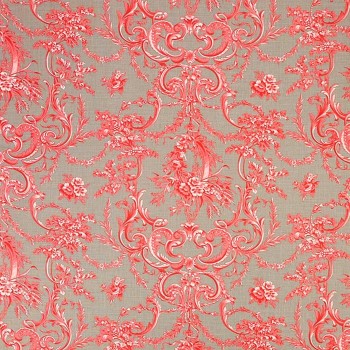 Tissu La Verrerie Corail de Manuel Canovas | Laurine Déco