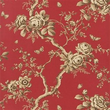 Ashfield Floral - Balmoral red
