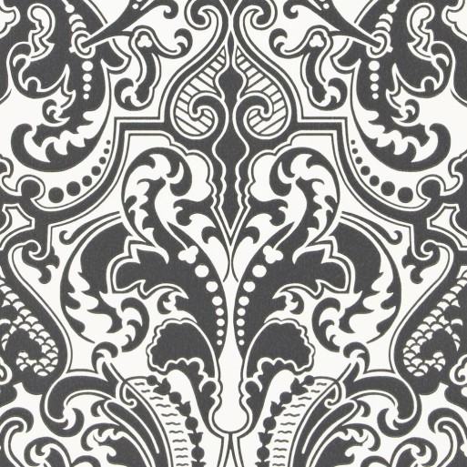 Gwynne Damask - Charcoal