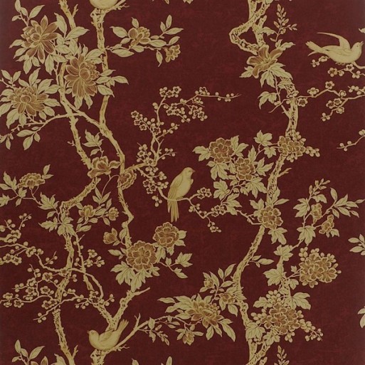 Marlowe Floral - Garnet