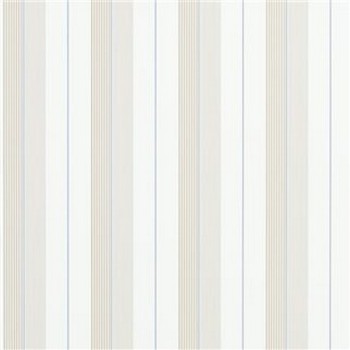 Aiden Stripe - Natural/Blue
