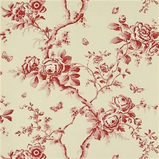 Ashfield Floral - Vermillon