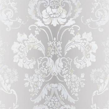 Papier peint Kashgar Platinum - Alexandria - Designers Guild