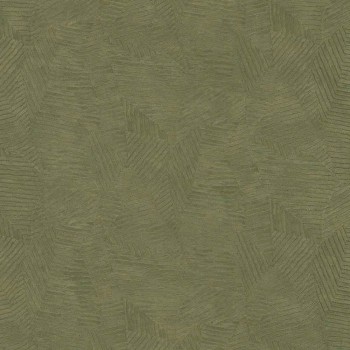 Papier peint Calathéa Olive - Acajou - Casamance