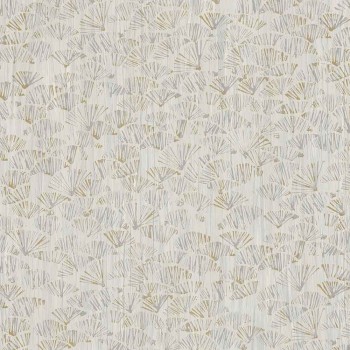 Papier peint Tali Mastic - Acajou - Casamance