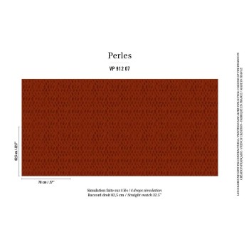 Papier peint Croqueuse de perles - Elitis
