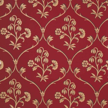 Papier peint Cranford Cherry Gold - LITTLE GREENE