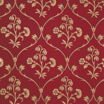 Papier peint Cranford Cherry Gold - LITTLE GREENE