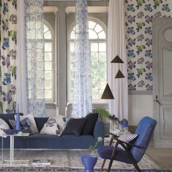 Panoramique Pavonia Cobalt Designers Guild