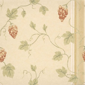Papier peint Chesterfield St. grenache