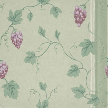 Papier peint Chesterfield St. merlot
