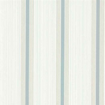 Papier peint Cavendish Stripe brush blue