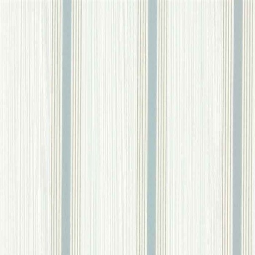Papier peint Cavendish Stripe brush blue