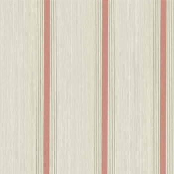 Papier peint Cavendish Stripe brush red