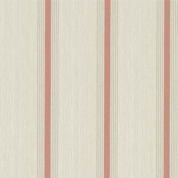 Papier peint Cavendish Stripe brush red