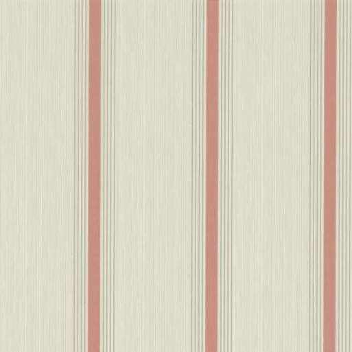 Papier peint Cavendish Stripe brush red