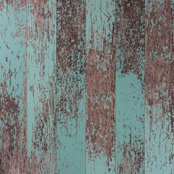 Papier Peint Driftwood Teal / Metallic Copper
