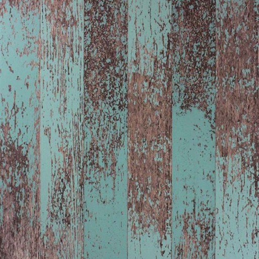 Papier Peint Driftwood Teal / Metallic Copper