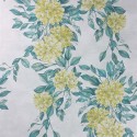 Papier Peint Rhodora Lemon / Green / Stone W7022-05