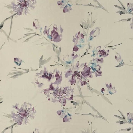 Tissu Oriental Flower Thistle