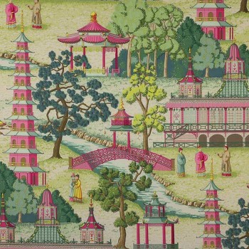 Tissu Pagoda de Manuel Canovas | Laurine Déco