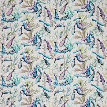 Tissu Salina Turquoise