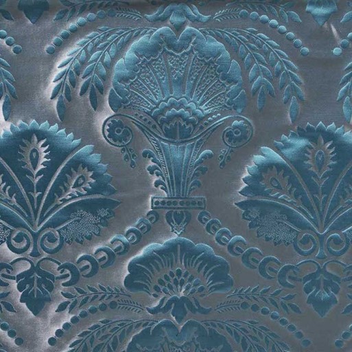 Tissu Peacock Turquoise Mosaïque