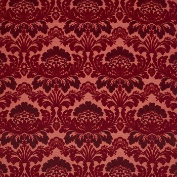 Tissu Velours Duomo Grenat