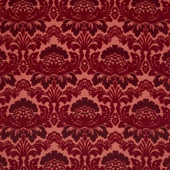 Tissu Velours Duomo Grenat