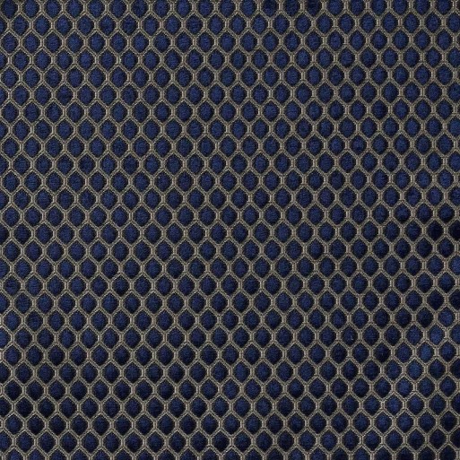 Tissu Velours Carillon Bleu Marine