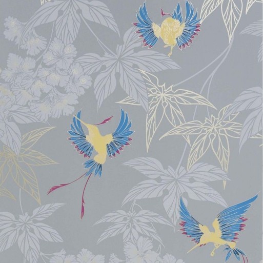 Grove Garden Grey / Yellow / Cameo Blue