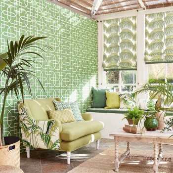 Hampton Trellis Botanical Green