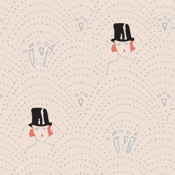 Papier Peint Coup De Chapeau de Maison Leconte | Laurine Déco