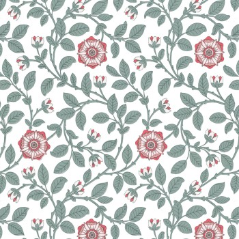 Papier Peint Richmond Green de Little Greene | Laurine Déco