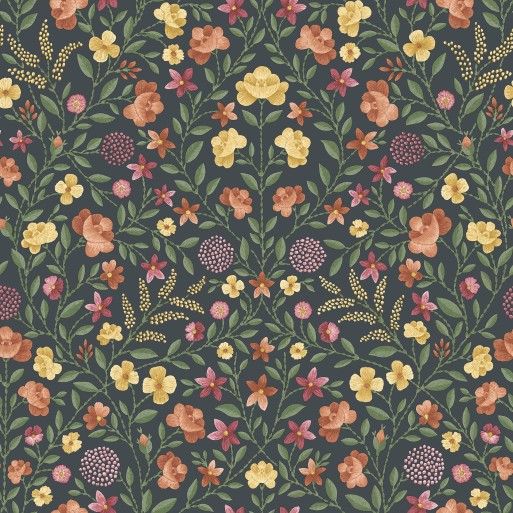 Court Embroidery marigold