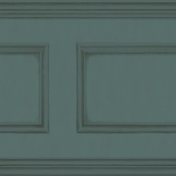 Library Frieze dark viridian