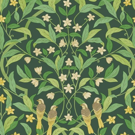 Jasmine & Serin Symphony Forest green