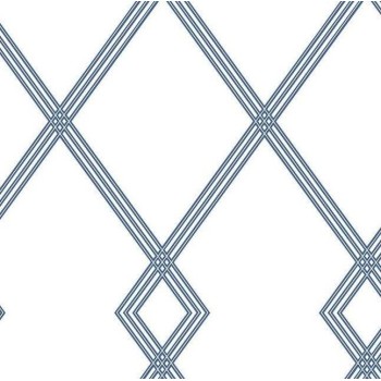 Ribbon Stripe Trellis bleu