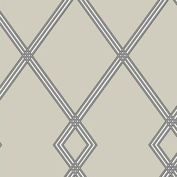 Ribbon Stripe Trellis taupe