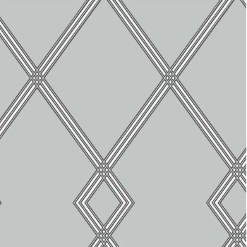 Ribbon Stripe Trellis gris