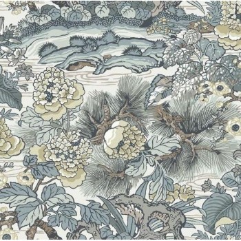 Dynasty Floral Branch blanc