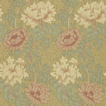 Chrysanthemum pink/yellow/green