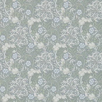 Morris seaweed silver/ecru