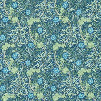 Morris seaweed cobalt/thyme