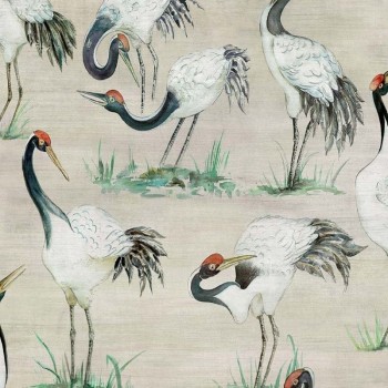 Cranes linen