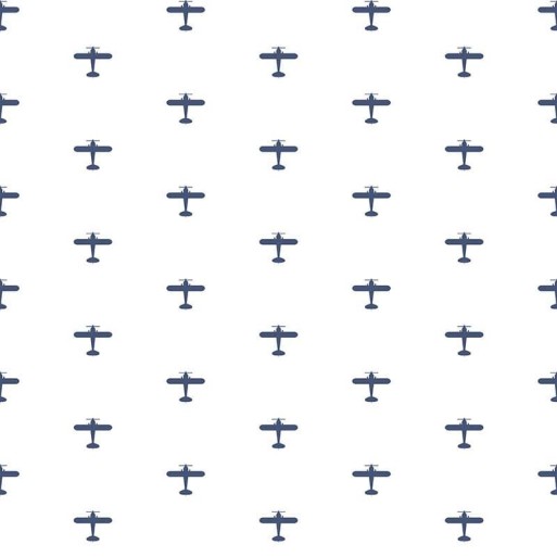 Avion bleu
